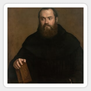 A Monk with a Book by Titian Magnet